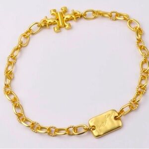 Tory Burch Gold Link Necklace